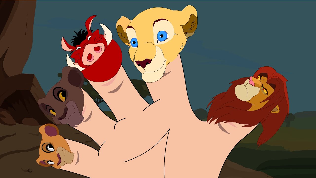 LION King Finger Family! Daddy Lion :)