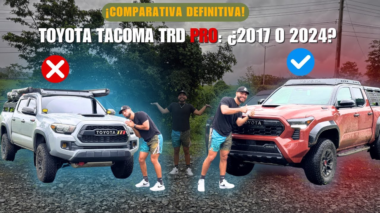 Toyota Tacoma TRD Pro: ¿2017 0 2024? ¡Comparativa Definitiva!