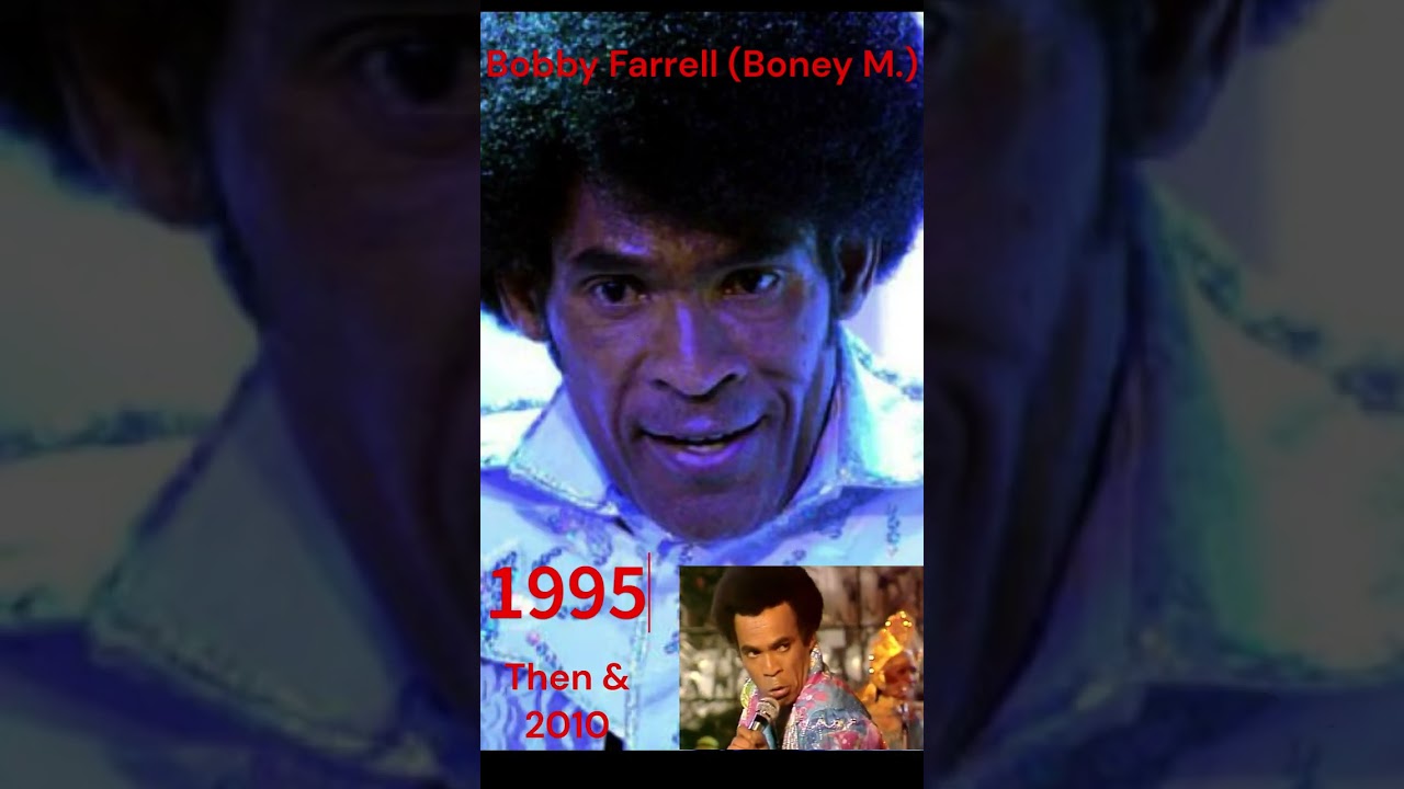 Бобби Фаррелл (Boney M.) тогда и 2010 #boneym #disco #music #smusic #rasputin #abba