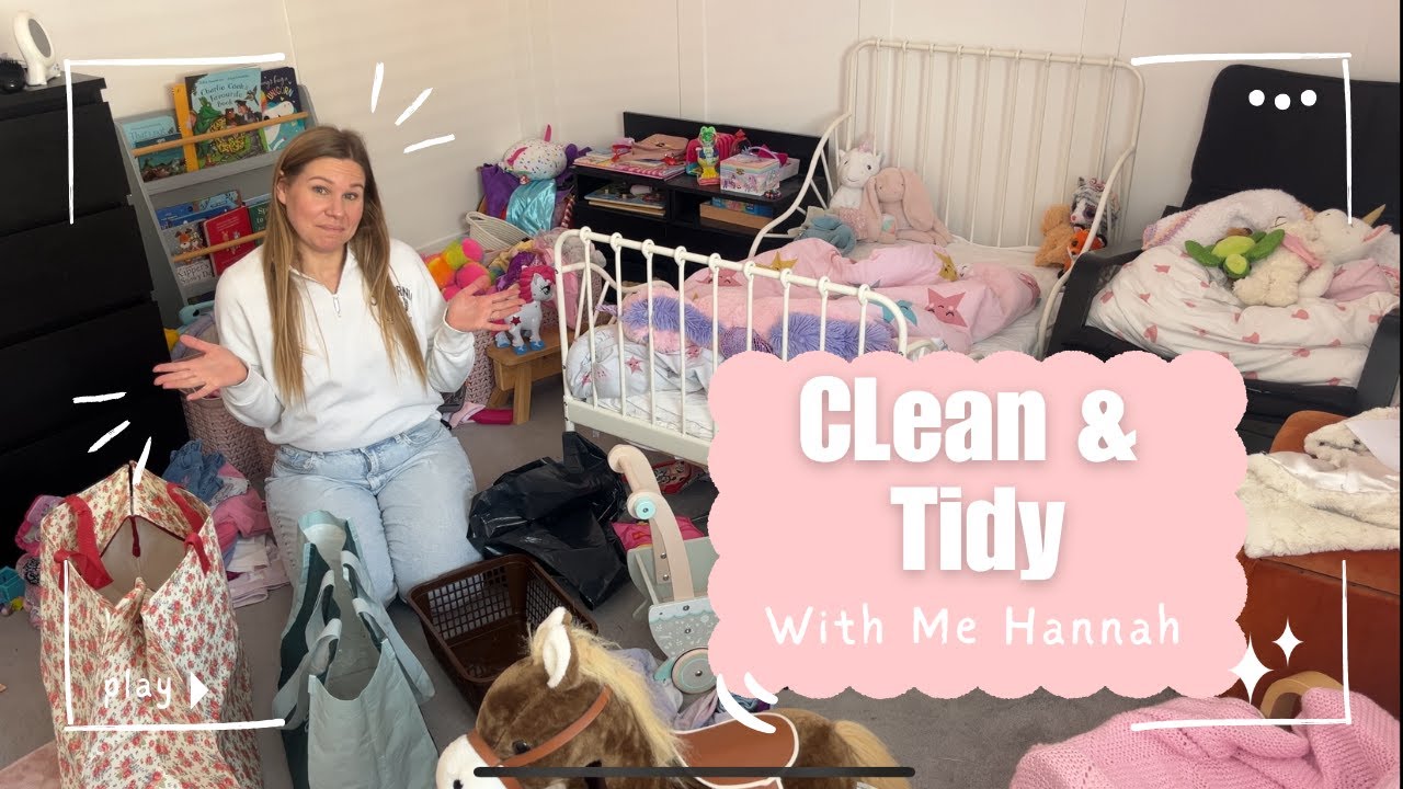 Clean and Tidy With Me | HUGE Declutter | Kids Bedroom  | Chatty Clean #messyhouse #cleanwithme