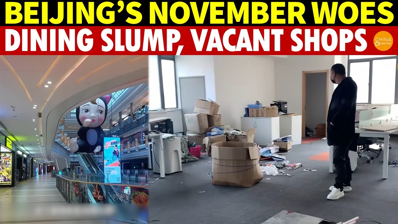 Beijing’s November Despair: Hundreds of Thousands Flee Jobs, Economy Seems Hopeless