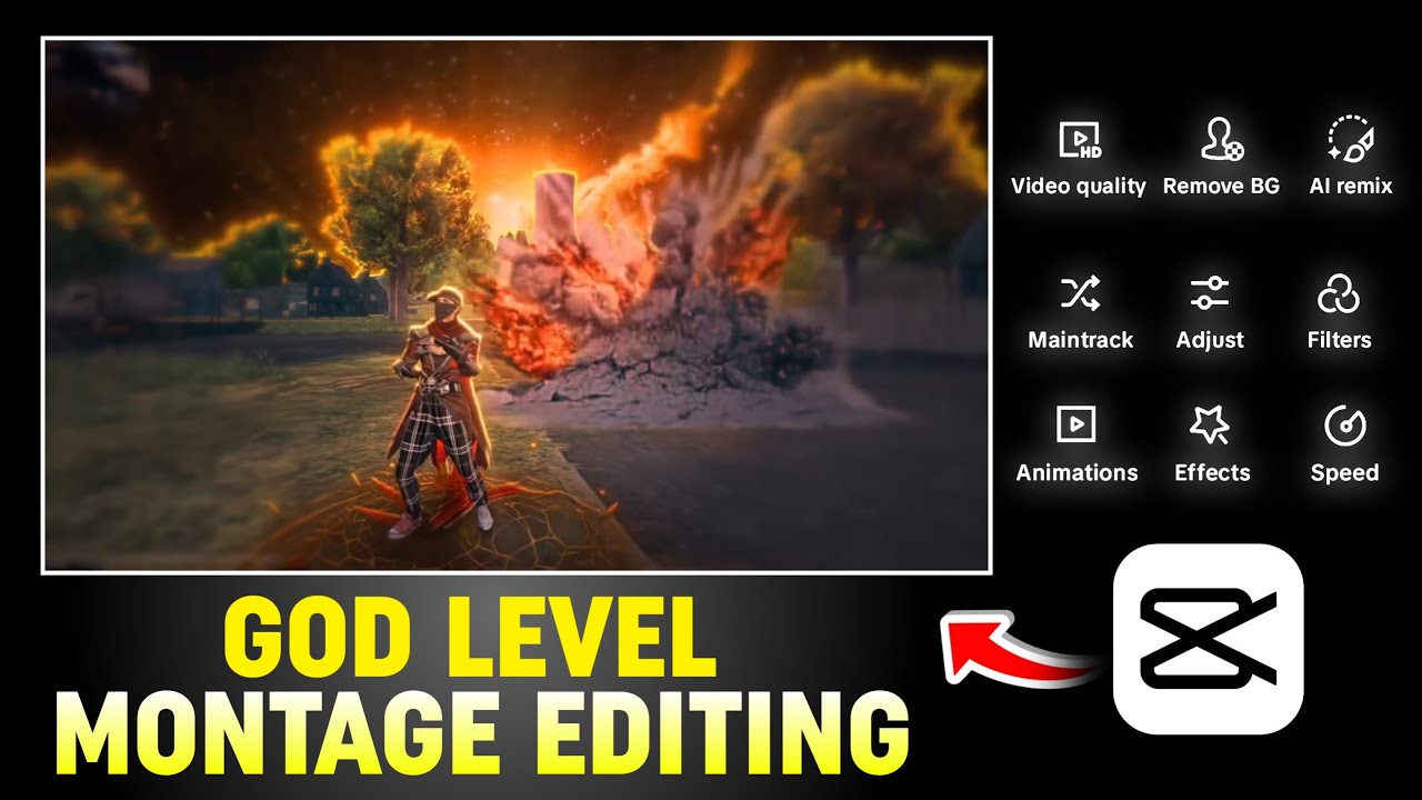 Free Fire God Level Montage Editing In Capcut | Free Fire Video Editing Tutorial In Capcut