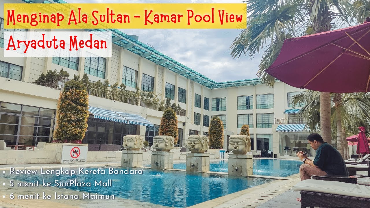 REVIEW TERBARU HOTEL DI MEDAN DENGAN KAMAR POOL VIEW || WAH GILA SIH!! || ARYADUTA MEDAN