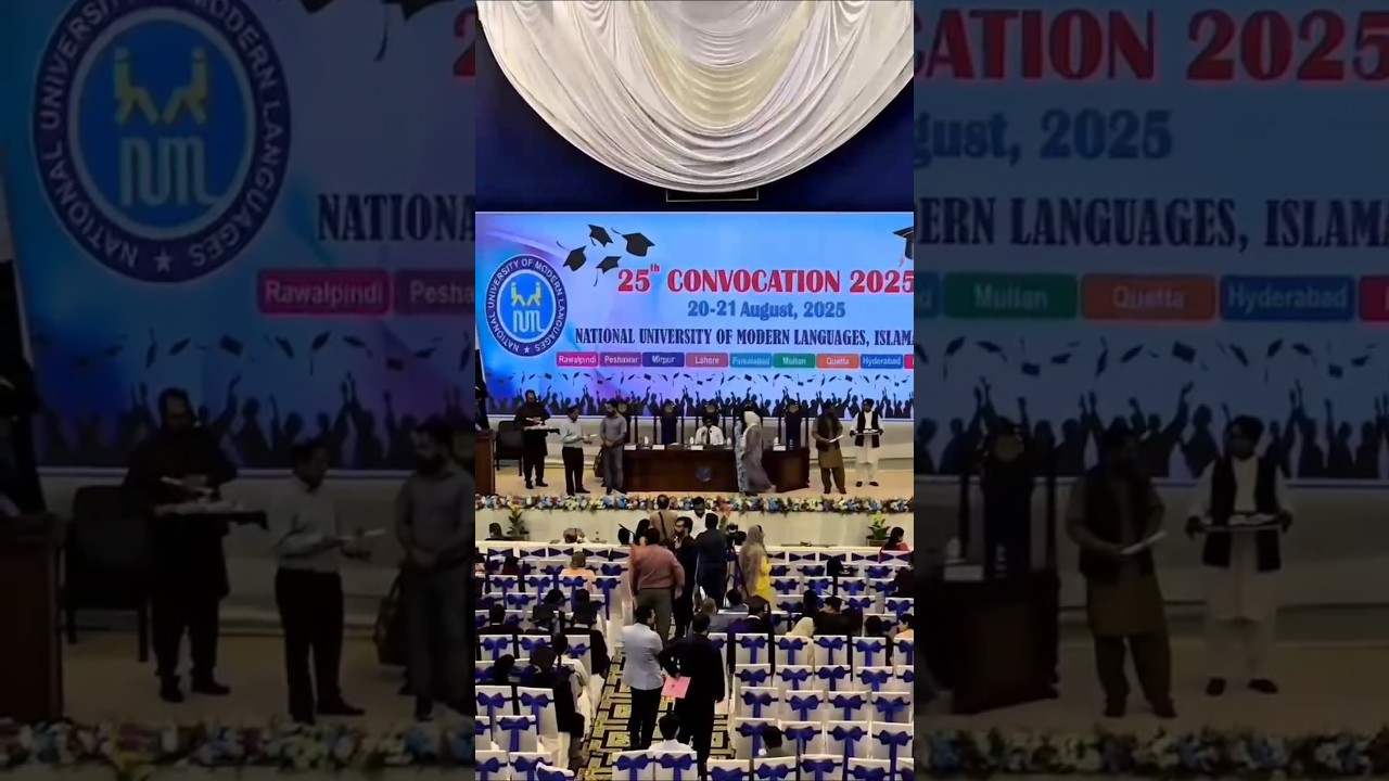 🎓 NUML 25th Convocation 2025 | Rehearsal Day Highlights 🎓