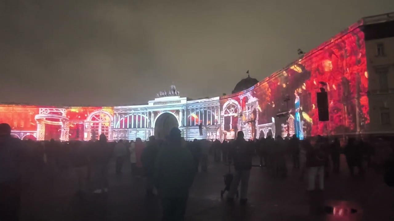 Санкт- Петербург 2025 Лазерное шоу. Чайковский