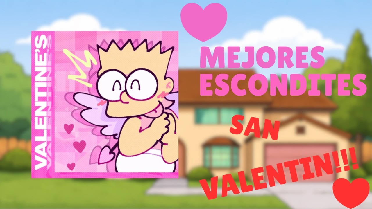 LOS MEJORES ESCONDITES EN LA UPDATE DE SAN VALENTIN EN TU VS HOMERO!!! 💖