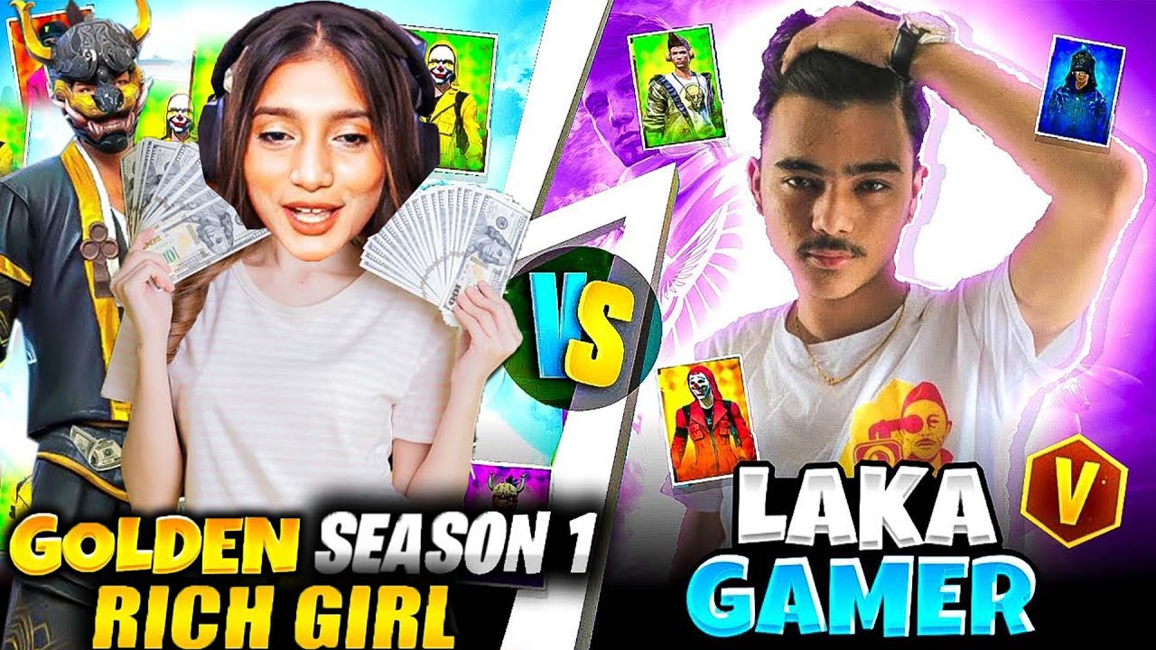 Collection Verses With Random SEASON 1 Rich Girl😱 Laka Gamer