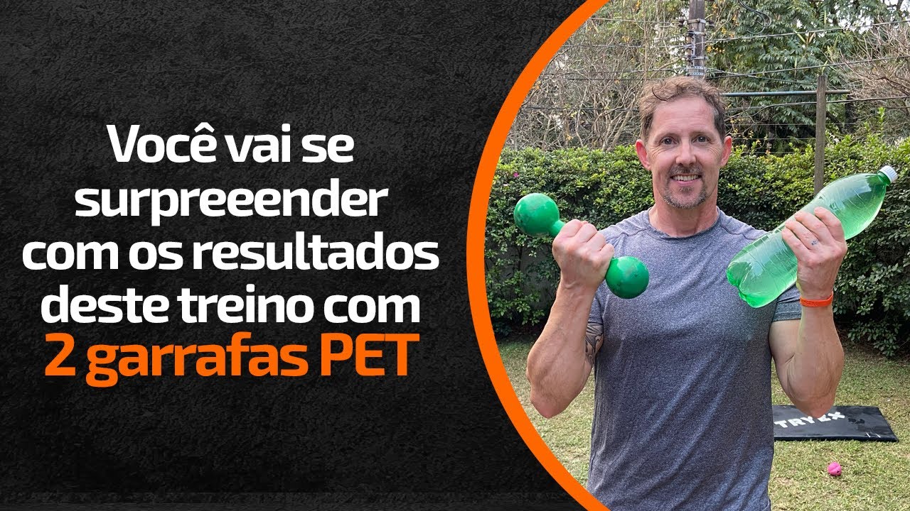 TREINO DE PEITO, OMBRO E TRICEPS USANDO 2 GARRAFAS DE ÁGUA NO LUGAR DE PAR DE PESOS - Clube DMX