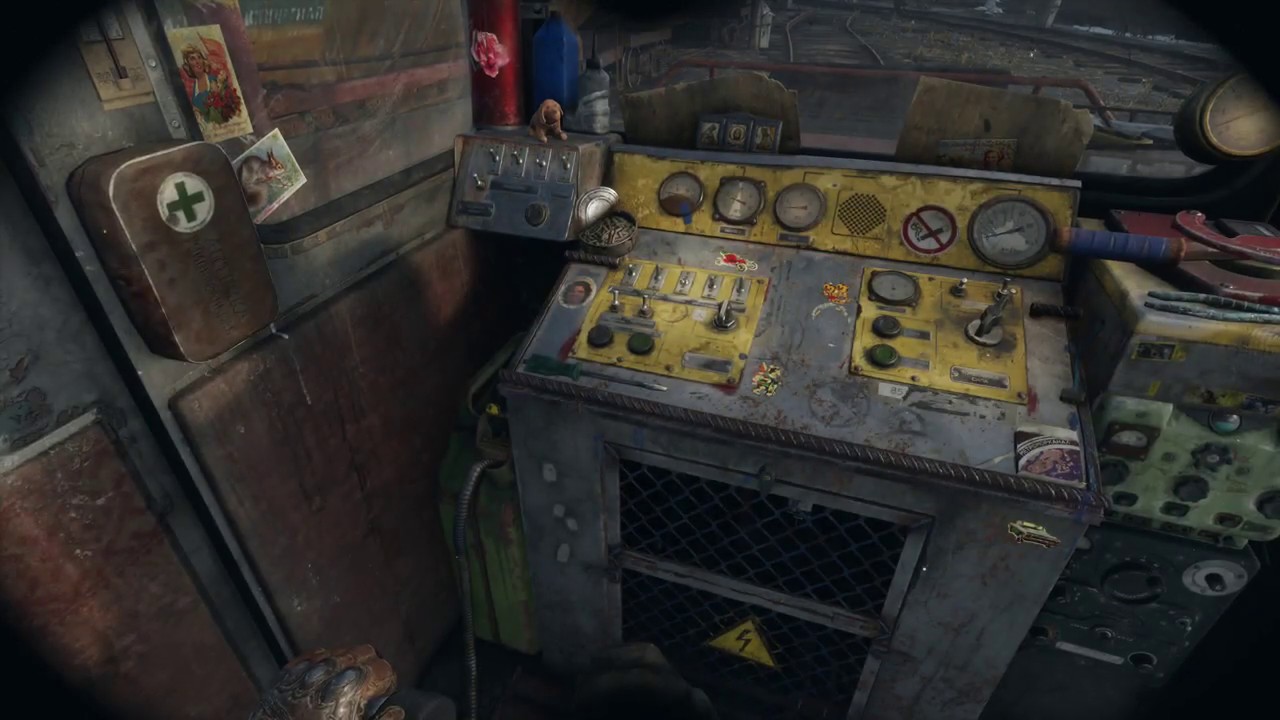 Metro Exodus Drive the Rail Car