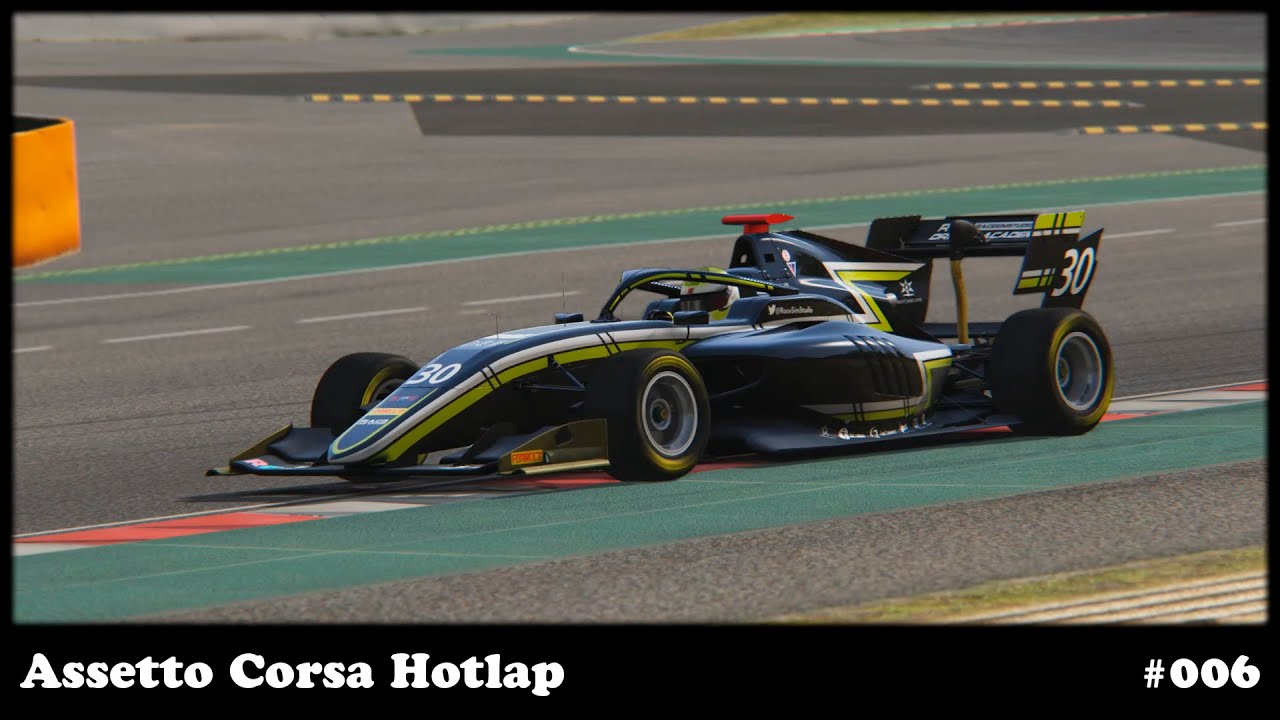 AC Hotlap - RSS Formula 3 V6 @ Barcelona GP - 1.32.105 - #006