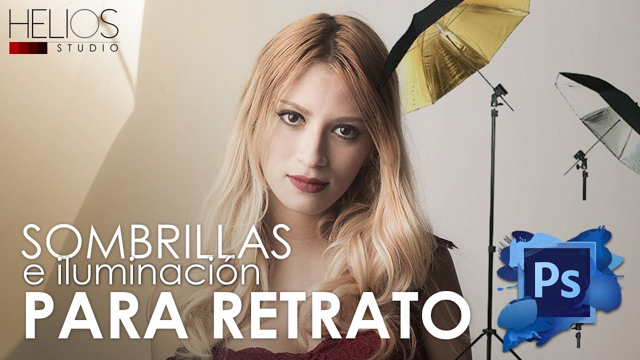 Iluminación para fotografía de retrato -  #1 Sombrillas