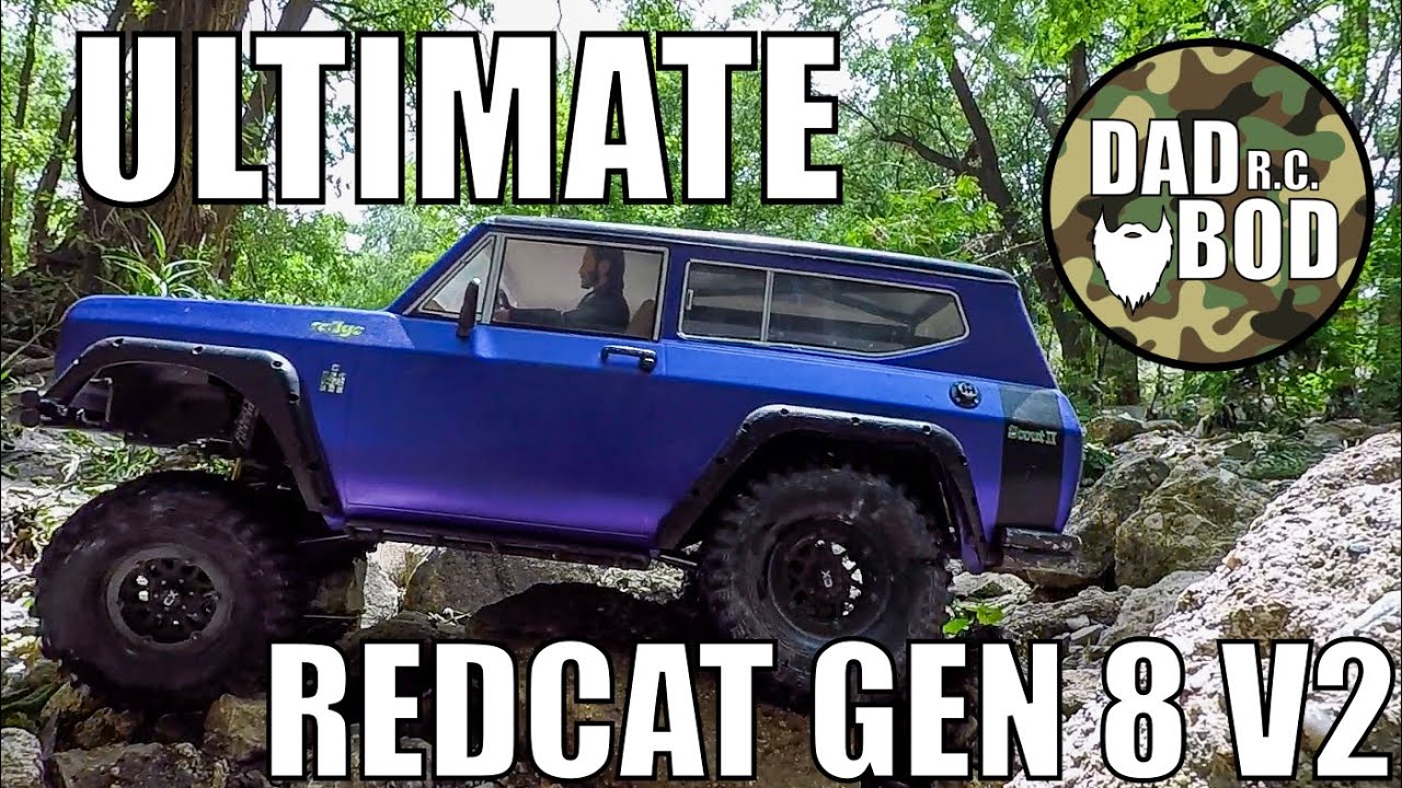 Redcat Gen 8 V2 ULTIMATE custom build trail ride - Scale crawling with mods and full interior