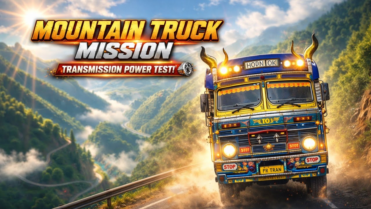 🚛Truck game simulator 🤑🤑Open mountain highway mission 🎯 Game..💥💥....