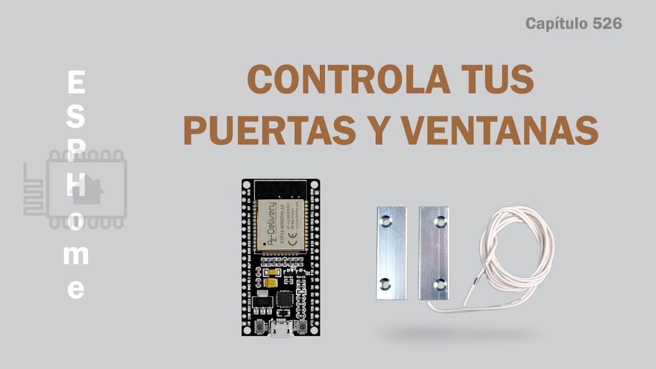 SENSOR DE PUERTA magnético con ESPHome