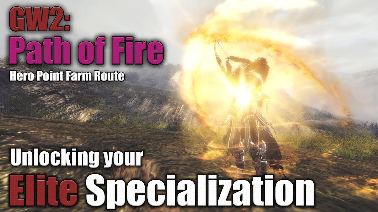 [GW2] Path of Fire: Crystal Desert Hero Point Farm; Completely Unlocking your PoF Elite Spec