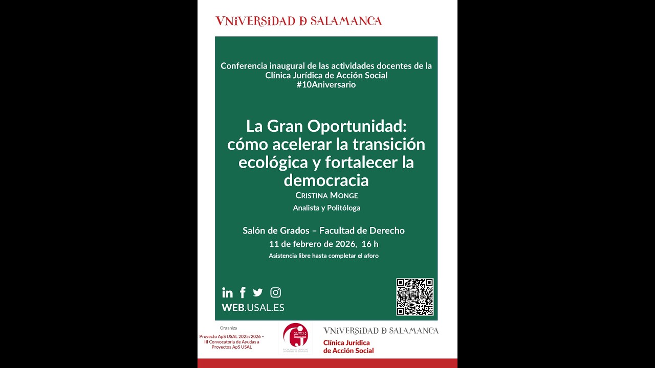 Conferencia inaugural CJAS   Cristina Monge   2026 02 11 15 25 CET   Recording
