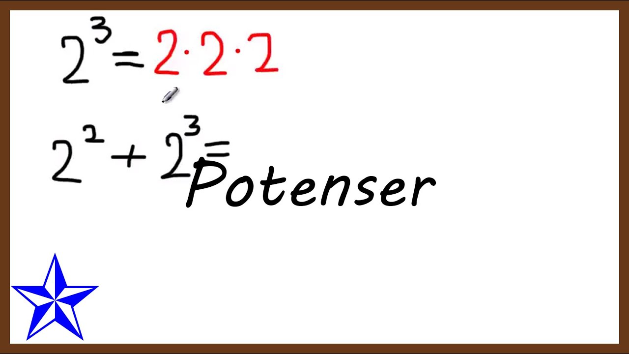 Potenser, grunnleggende