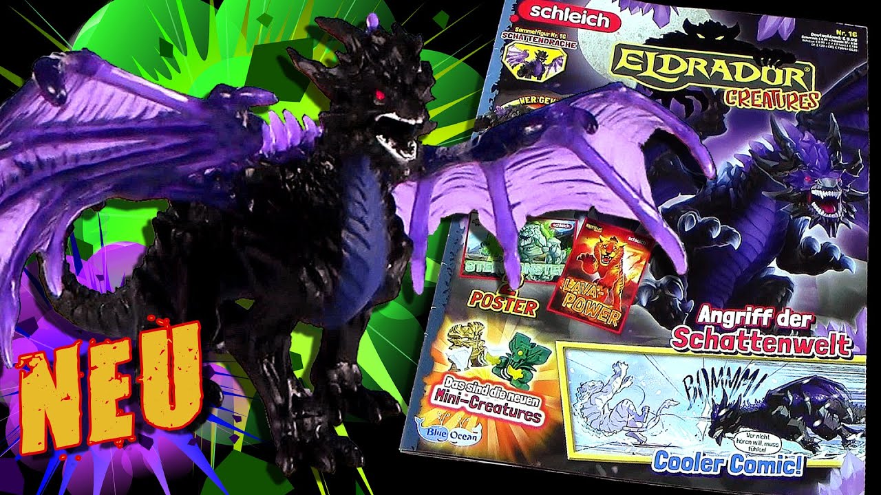 Schleich ® Eldrador ® Creatures - Magazin 16 mit Schattendrache + Monster Duell & Vorschau !! TOP !!
