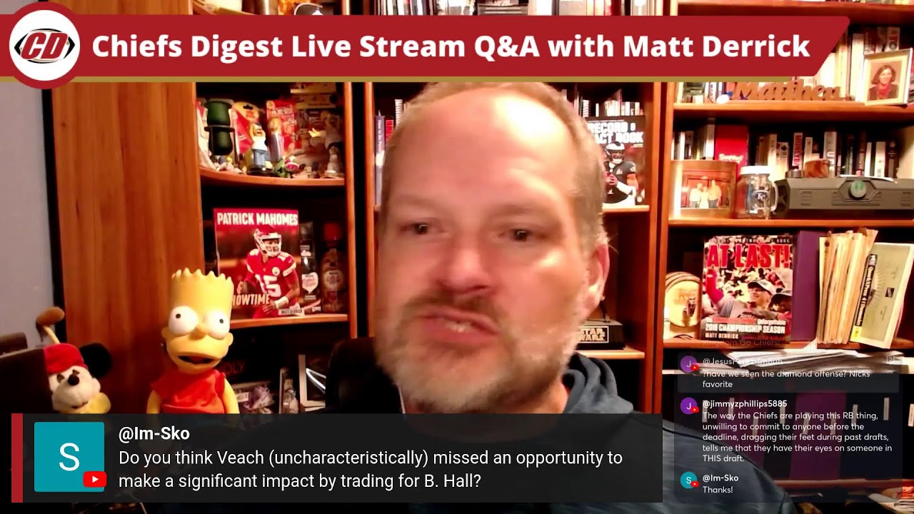 LIVE Chiefs Digest Q&A: Thanksgiving Tuesday Edition with Matt Derrick