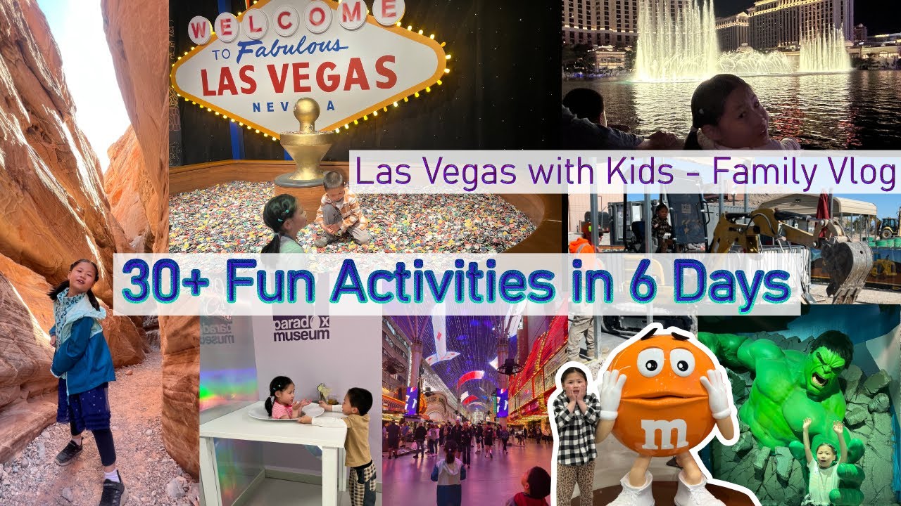 6-Day Las Vegas Itinerary: 30+ Fun Activities -Las Vegas with Kids | Family Vlog