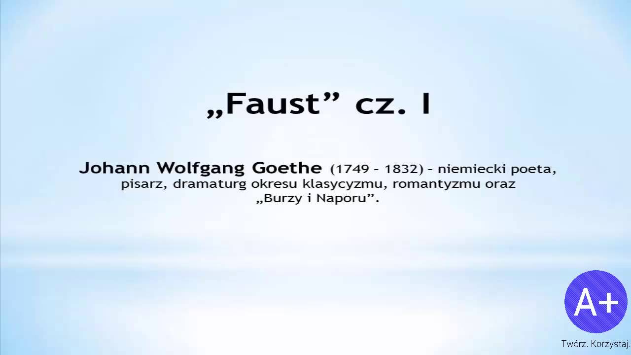Lektury: Faust