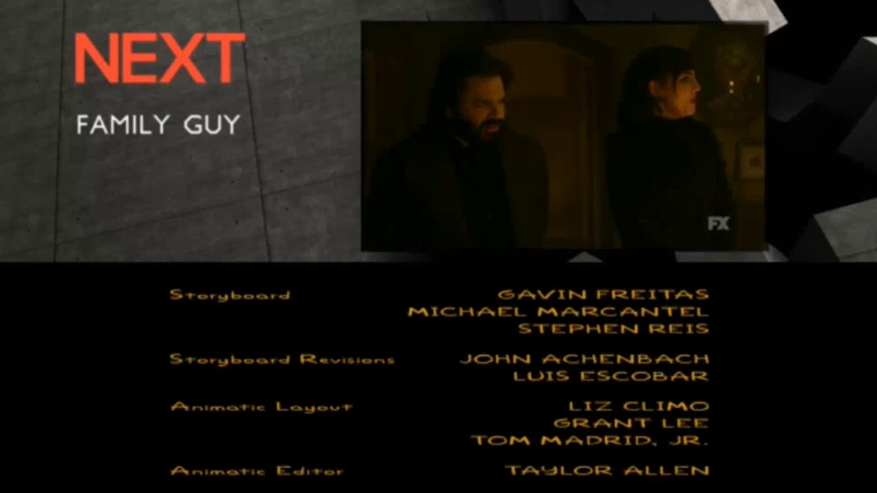 FXX Split Screen Credits (April 16, 2019)