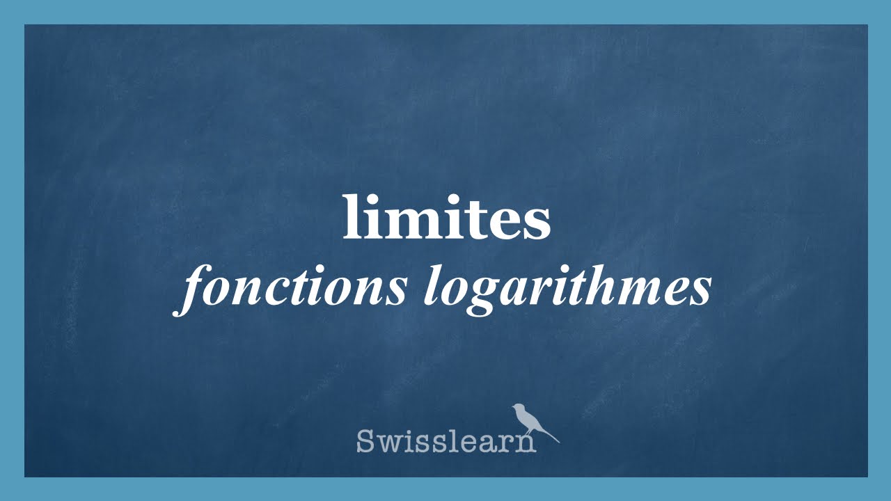 Limites : fonctions logarithmes