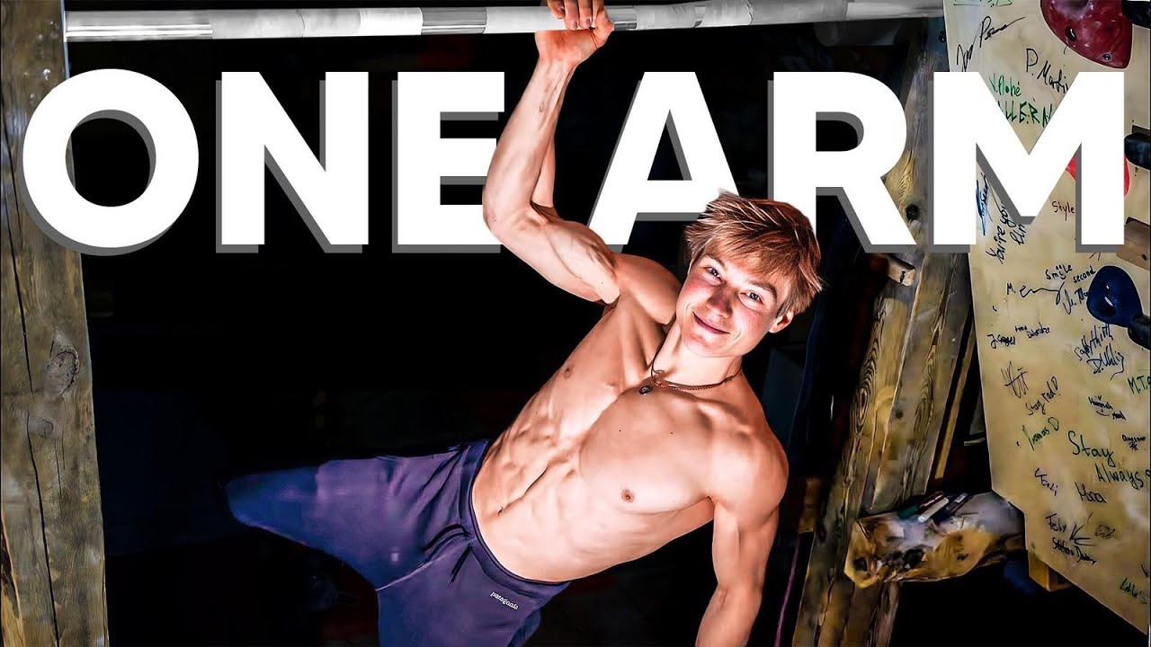 Training secret ONE ARM PULL UP | Alex Megos