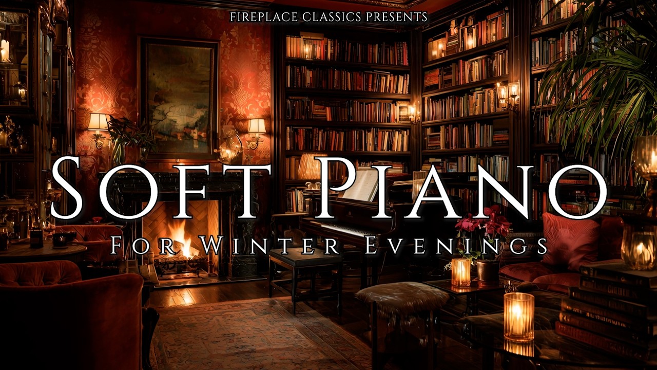 Soft Piano for Winter Evenings | Calm Classical Music by the Fireplace