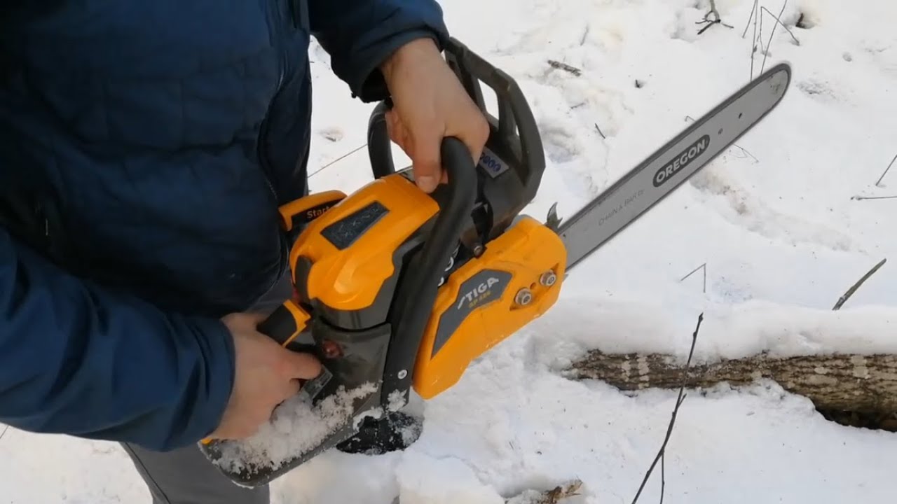 Тест бензопилы Stiga SP 426 test pilarki