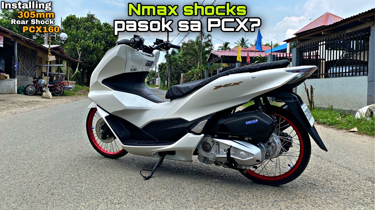 Installing 305mm rear shock on Pcx160 | Andreu Cabagyo