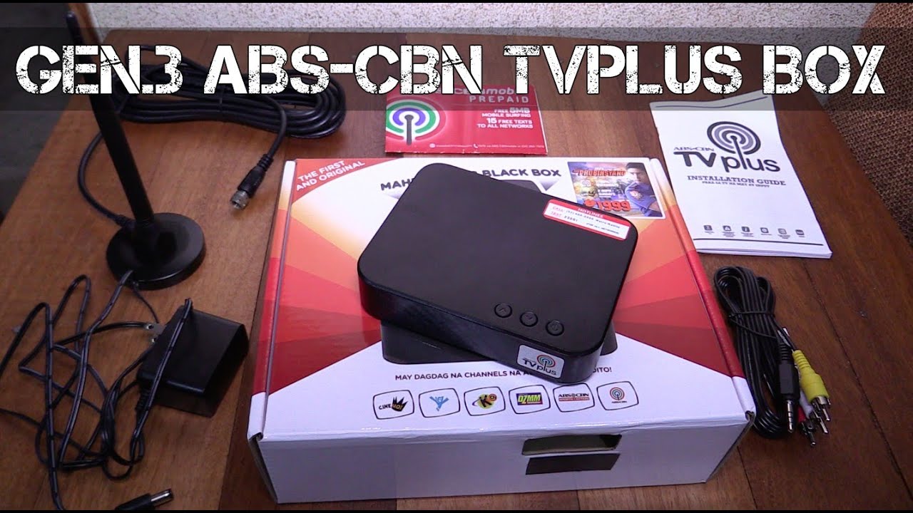 Новый черный ящик ABS-CBN TV Plus