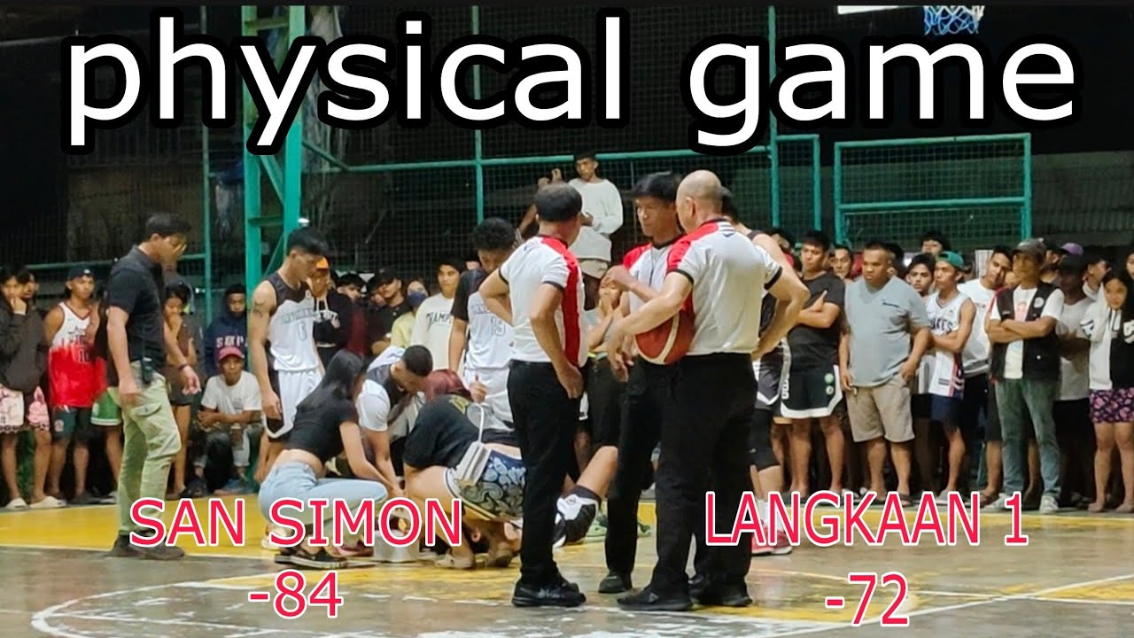 Dasmariñas inter brgy basketball tournament brgy San Simon -84 vs 72-  brgy langkaan 1