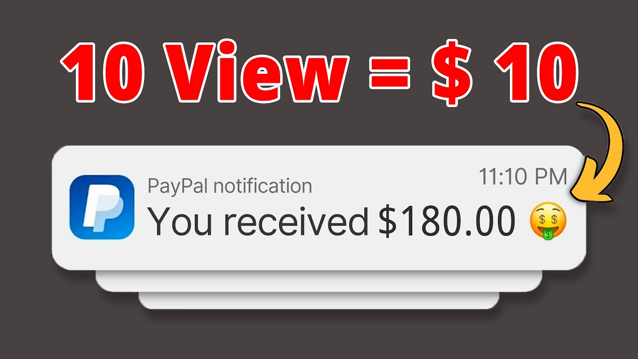 (1 Video = $5.00) Make Money By Watching Videos In 2023 | PayPal Money