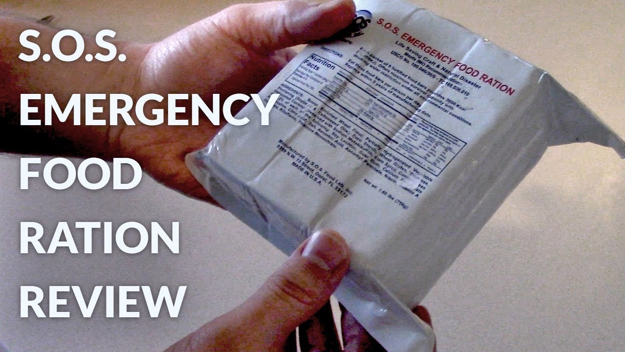 S.O.S. Emergency Food Ration Review & Taste Test