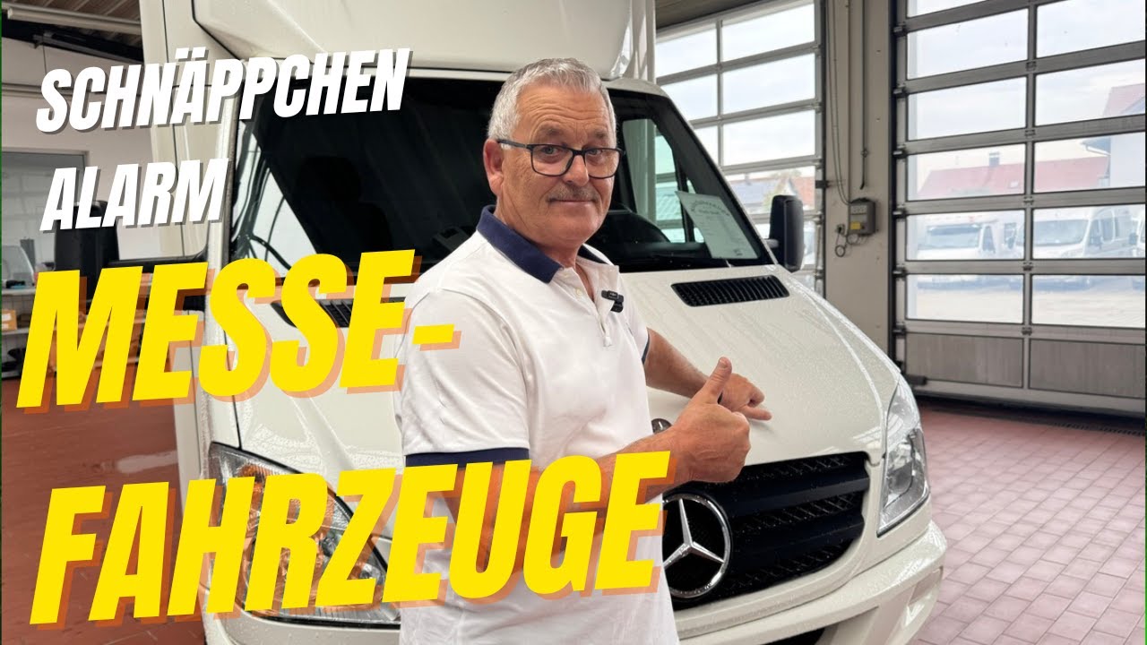 🔔 Schnäppchenalarm: Show- & Messefahrzeuge als Camper-Basis!