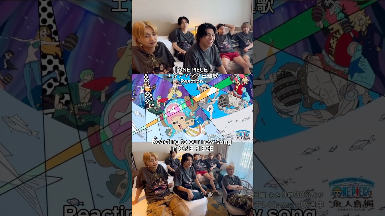 BE:FIRST 'Sailing' Ending Reaction #ONEPIECE #BF_Sailing #BEFIRST