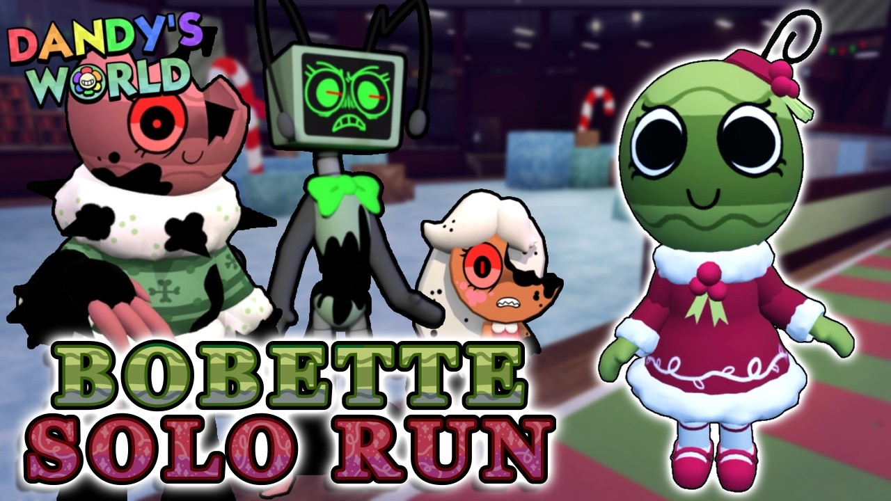 (25+) Bobette solo! Soloing as Toons With Only Their Own Trinkets! | Dandy's World