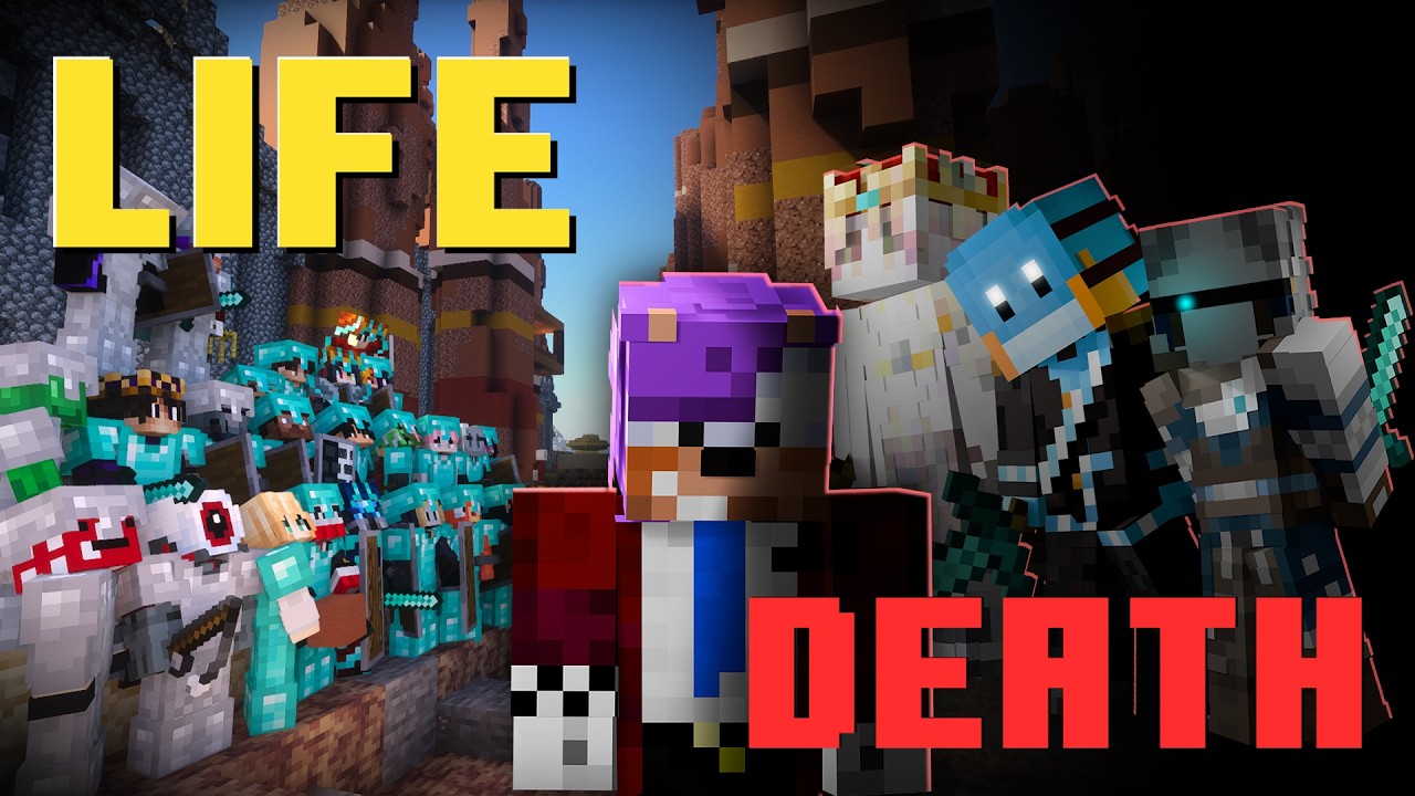 Wars, Betrayals and RAGEBAIT: Skipolo's 2000 Player Minecraft Experiment - [A MINECRAFT MOVIE]