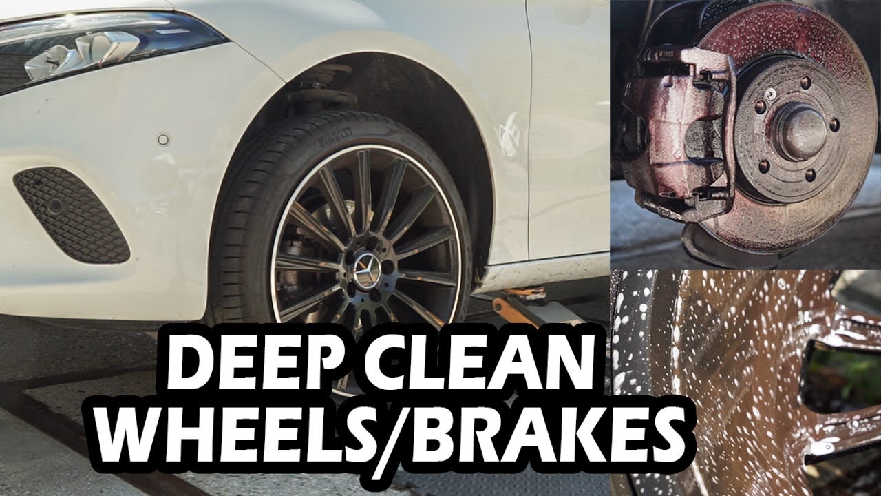 Deep Clean Wheels / Brakes / Wheel Arches - Mercedes A-Klasse - Satisfying!