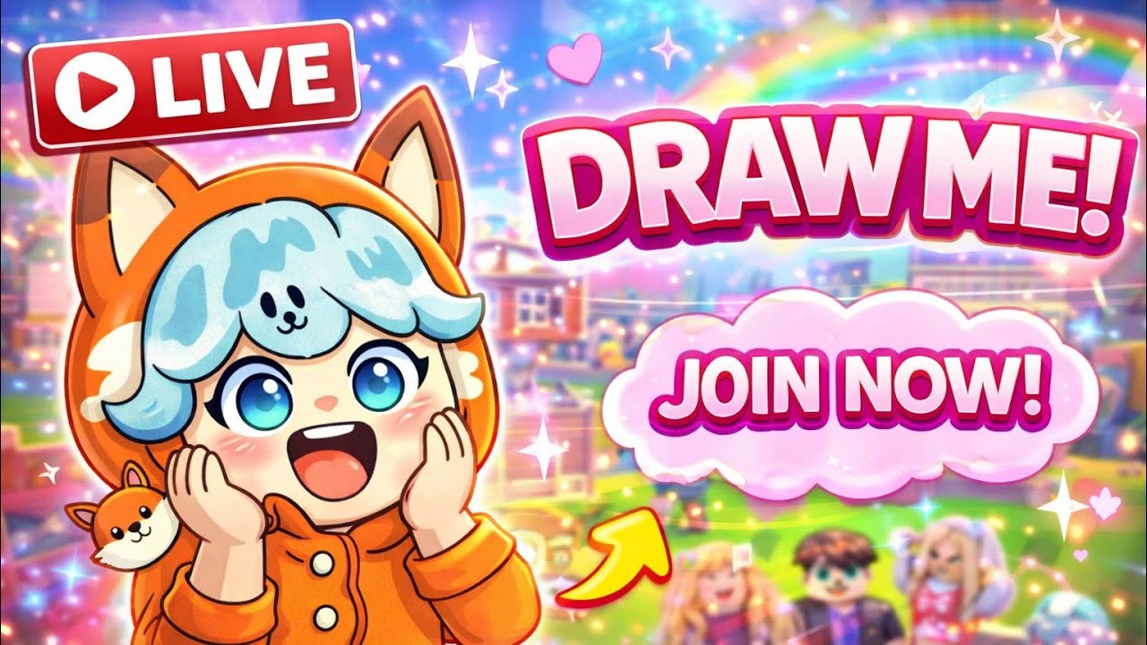 🔴LIVE🔴: 🔴Playing Draw me in ROBLOX