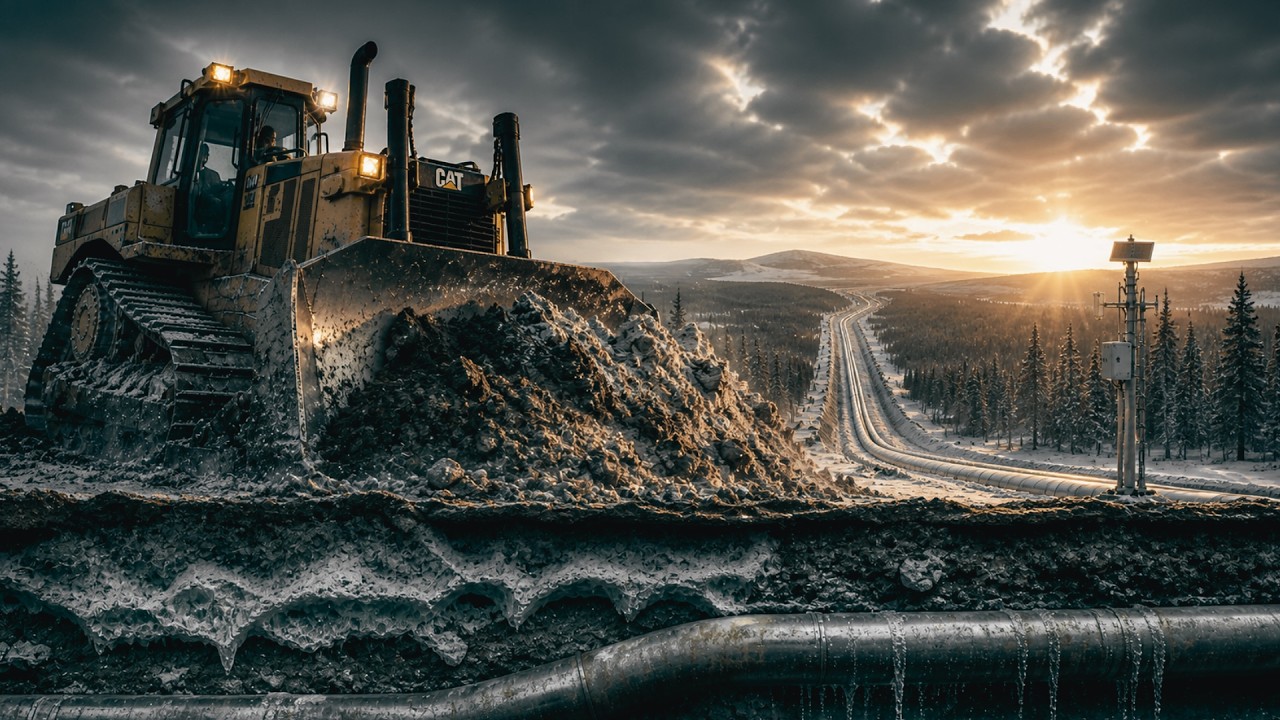 Cat D9 Bulldozers vs Permafrost The Hidden Engineering Behind Canada&rsquo;s Norman Wells Pipeline 40 Year