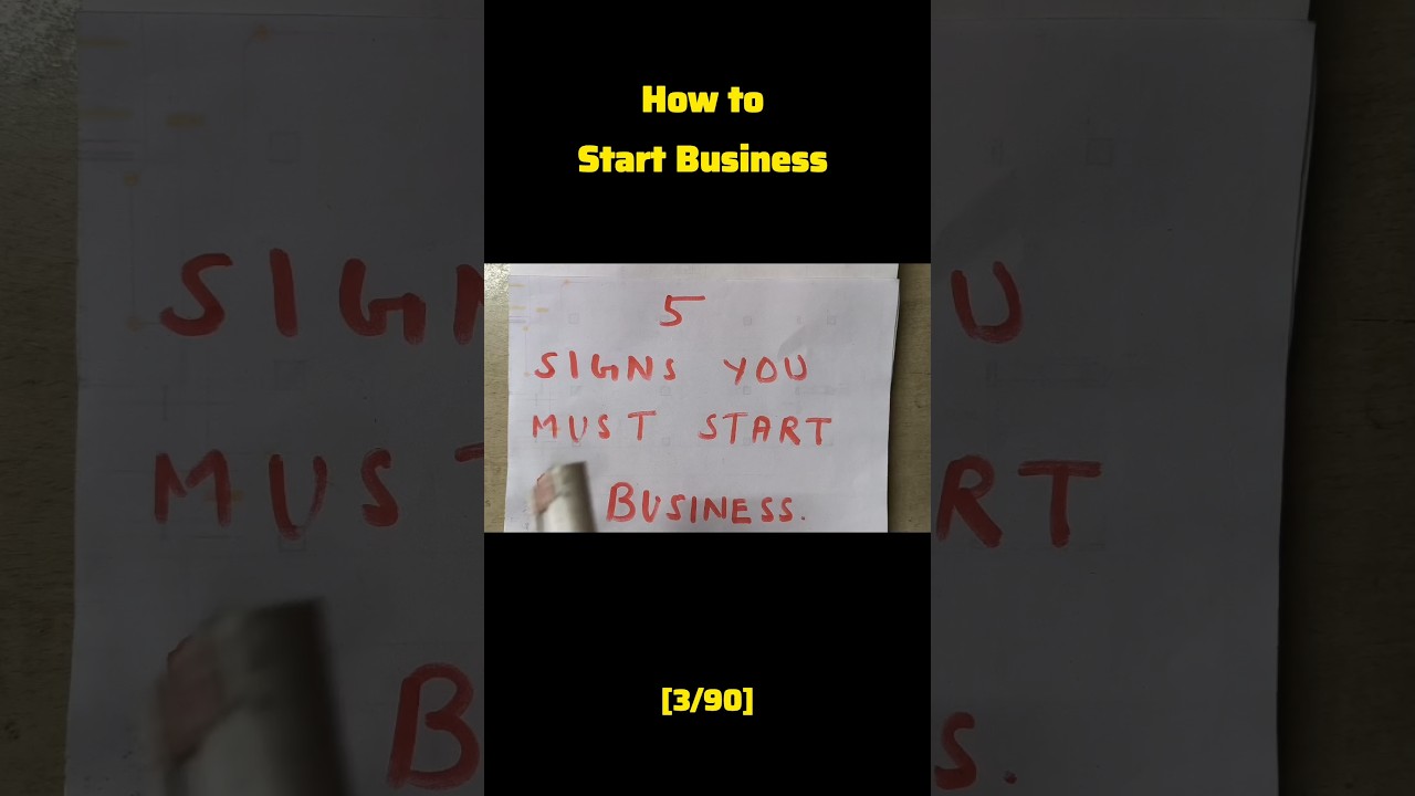 5 Signs that tells you are ready to start business #finance #business #motivation #trendingshorts