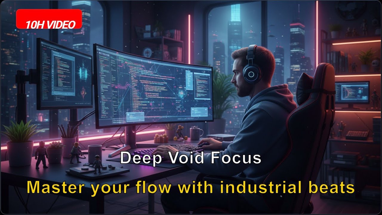 HOURS Dark Techno: The Ultimate Deep Work Playlist