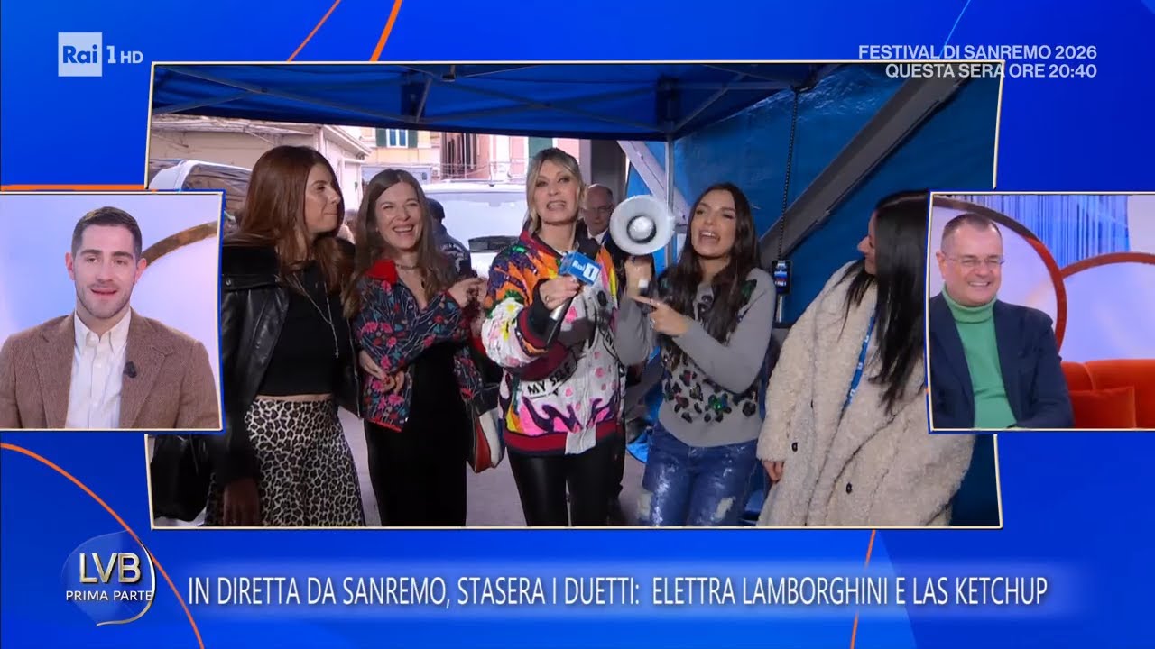 Elettra Lamborghini con Las Ketchup: 
