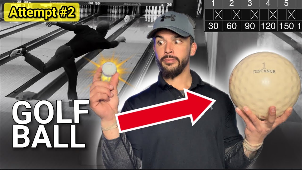 Trying to Bowl a 300 Game with the Storm GOLF BALL