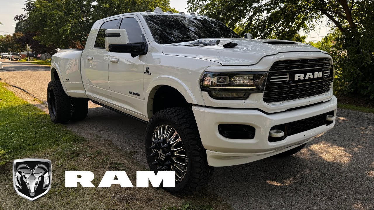 WHAT IT'S LIKE DRIVING A TURBO DIESEL DUALLY TRUCK (RAM 3500 LIMITED)