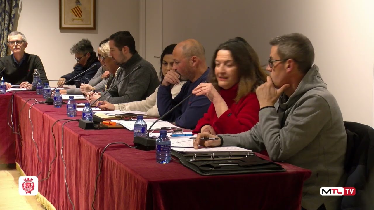 Pleno Ordinario M.I. Ayuntamiento de Castalla 28.01.2026