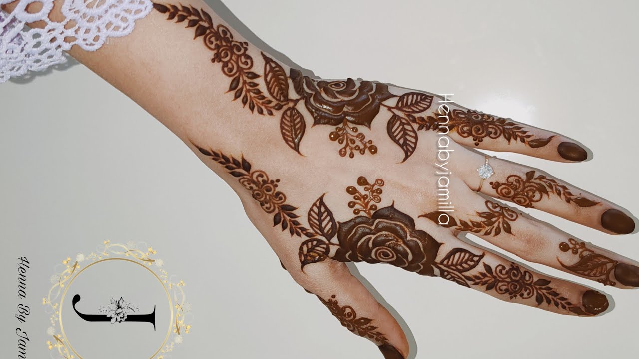 Eid Mehndi design/ simple Mehndi design/ mehndi design for Eid/ beautiful Mehndi design#henna#mehndi