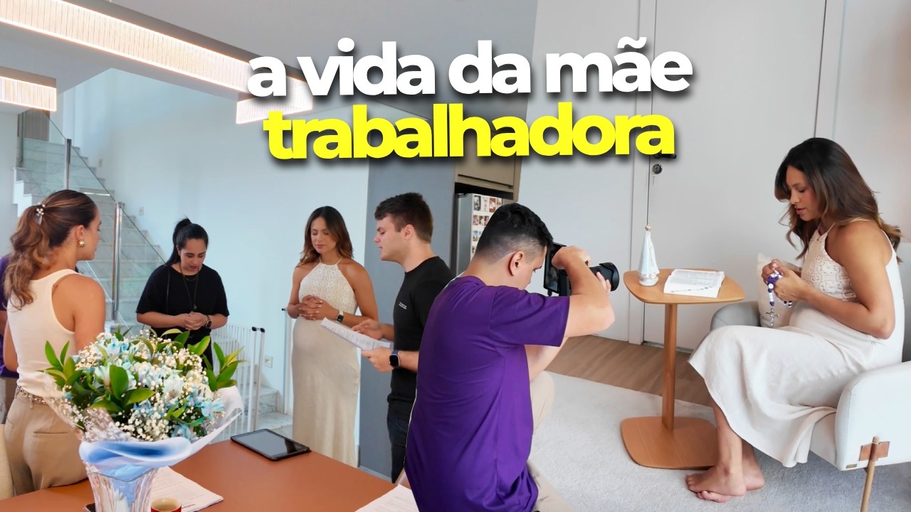 TRABALHANDO com a MAMIS por UM DIA INTEIRO
